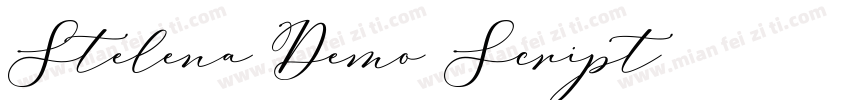 Stelena Demo Script字体转换